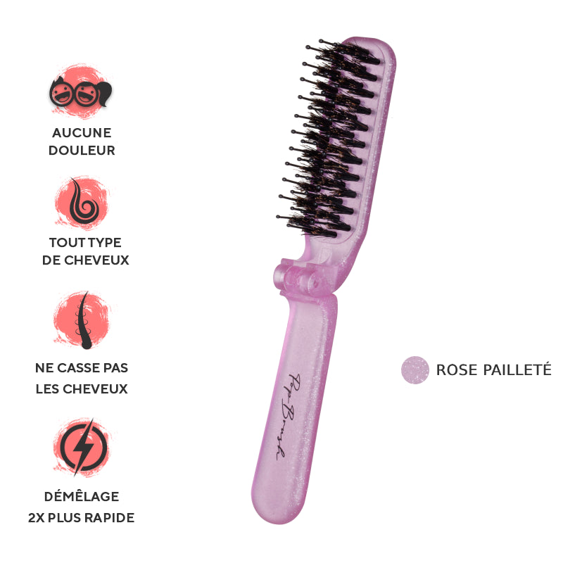 Une Brosse démêlante Format sac à main - échantillon