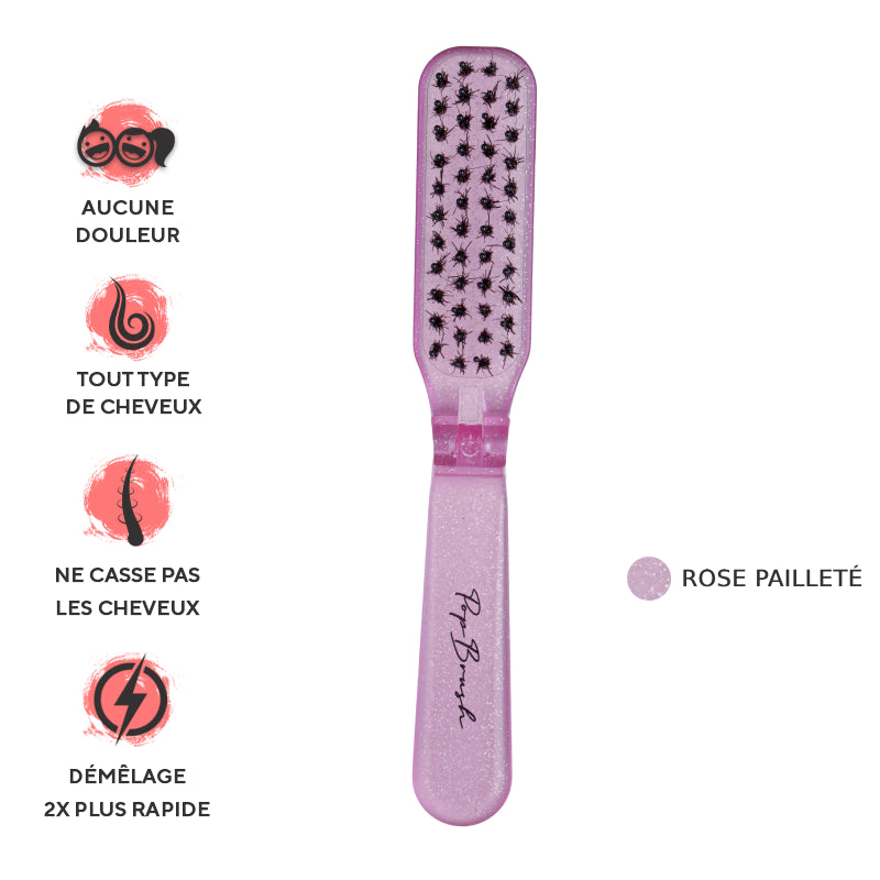 Une Brosse démêlante Format sac à main - échantillon