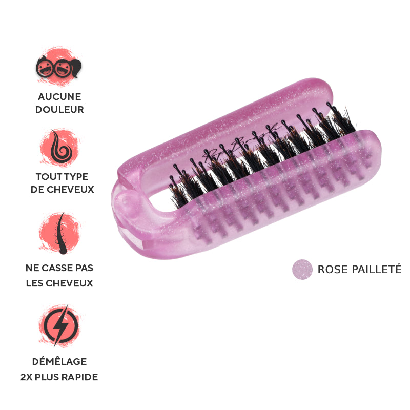 Une Brosse démêlante Format sac à main - échantillon