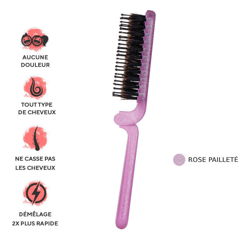 Une Brosse démêlante Format sac à main - échantillon