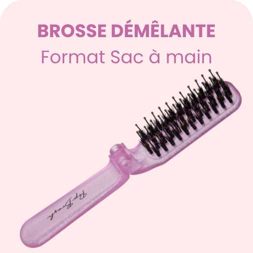 Une Brosse démêlante Format sac à main - échantillon