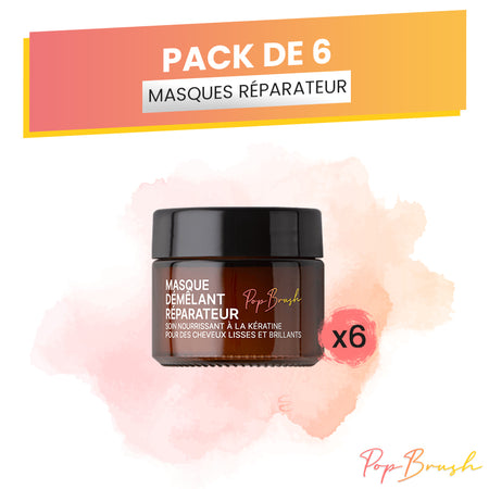 PACK 6 MASQUES RÉPARATEUR À LA KÉRATINE